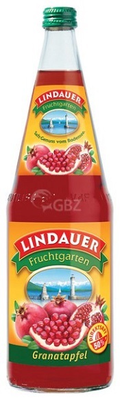 Lindauer Granatapfel Glas 6*1l