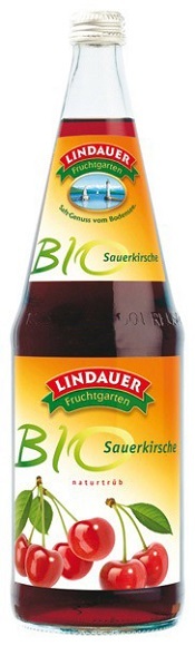 Lindauer Bio Sauerkirsche trüb Glas 6*1l